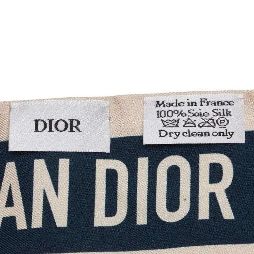 Dior Mitzah Floral Flora Silk Scarf Multicolor